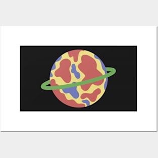 Primary coloured planet Posters and Art